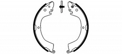 HELLA PAGID 8db355002151 -  Комплект тормозных колодок